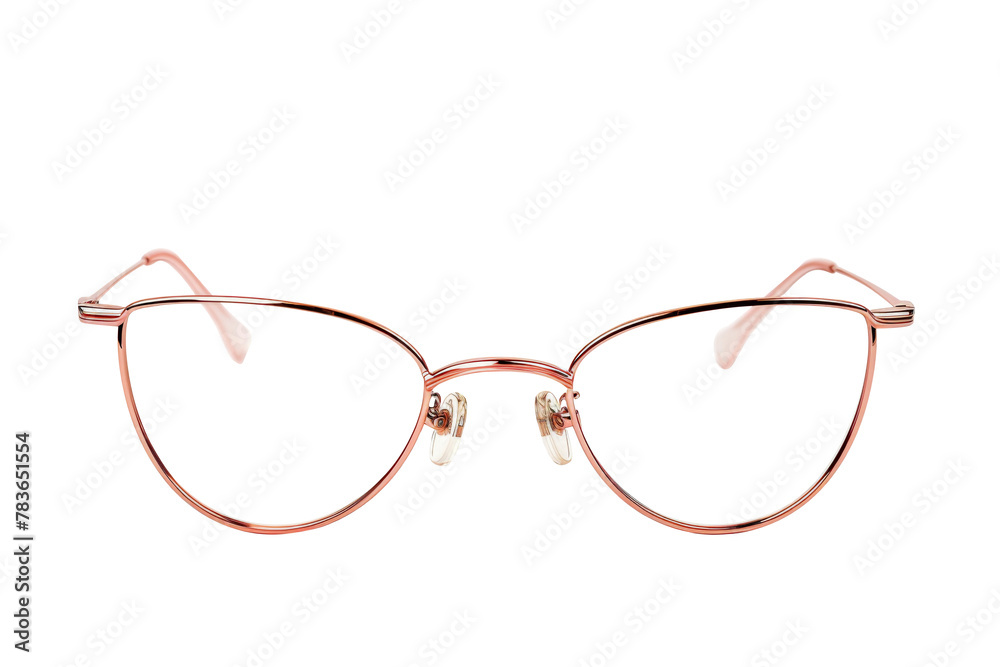 Round eyeglasses with modern and minimal style isolated on background, optical accessories for male and female in daily life. Round eyeglasses with modern and minimal style isolated on background, optical accessories for male and female in daily life.