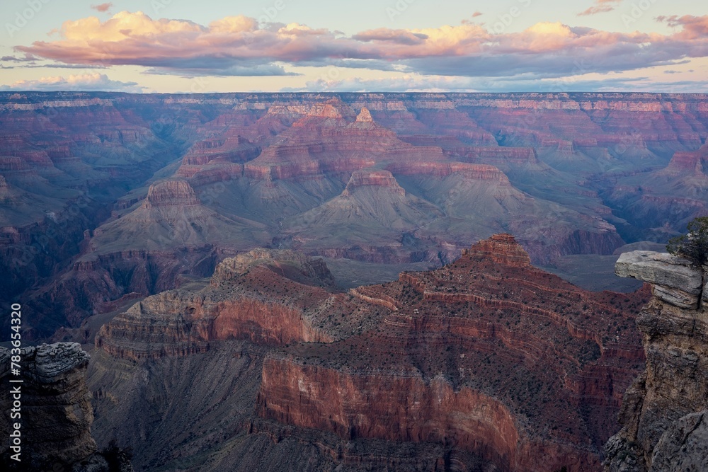 Aerial view of Grand Canyon landscape