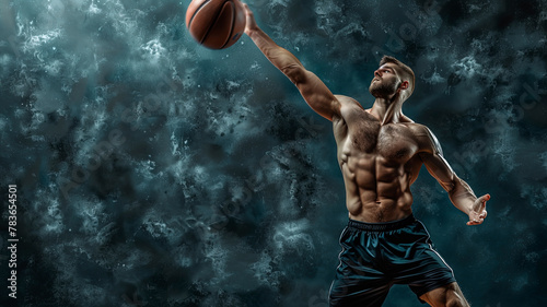 male bodybuilder posing on cool background, young muscular man posing, cool bodybuilder is posing, young muscularr athlete man
