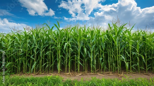 Heat resistant crops in experimental field