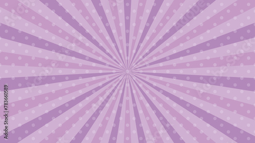 集中線 背景 水玉 紫 背景 POP