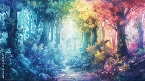 Fantasy Forest Transition