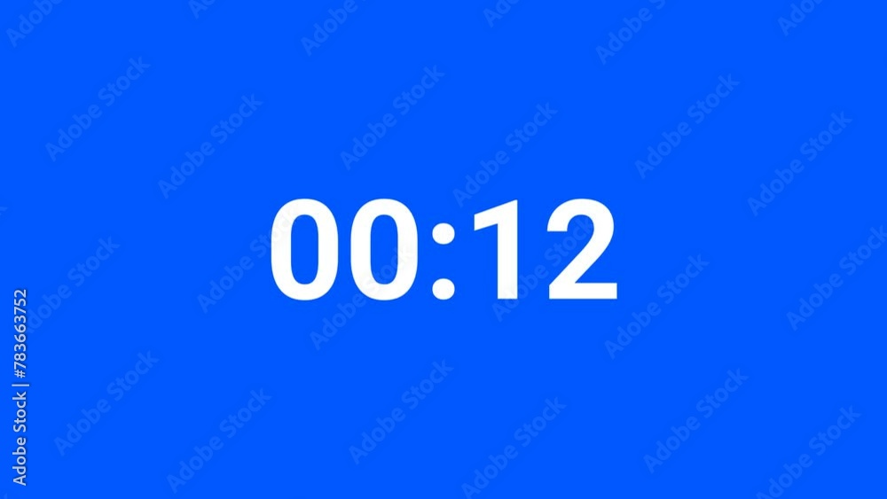 15 Second Timer countdown blue color Animation with transparent background 15 Second Timer countdown blue color Animation with transparent background