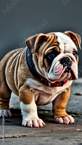 Cute bulldog puppy © danny