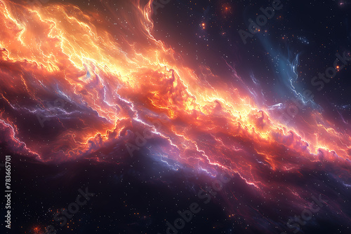 An awe-inspiring deep space wallpaper featuring galaxies  nebulae  and stars  providing a mesmerizing glimpse into the cosmic wonders of the universe with ethereal beauty