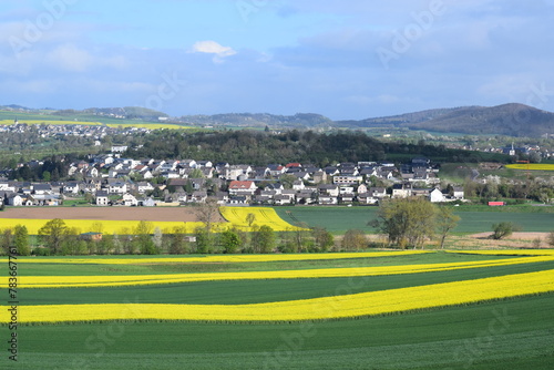 village Thür in the Eifel during spring photo