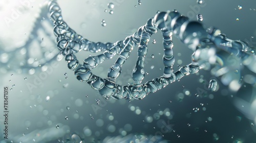 DNA helix and its significance in genetic engineering, studying DNA's architecture, and cutting-edge stem cell research in the context of biochemistry and biotechnology.