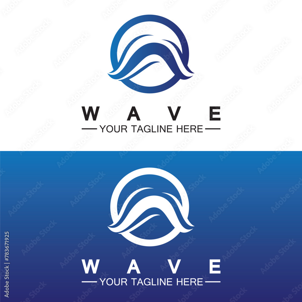 Wave symbol vector illustration design Wave symbol vector illustration design