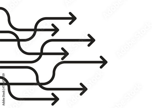 arrow direction moving forward team work business growth togather financial profit economic boom