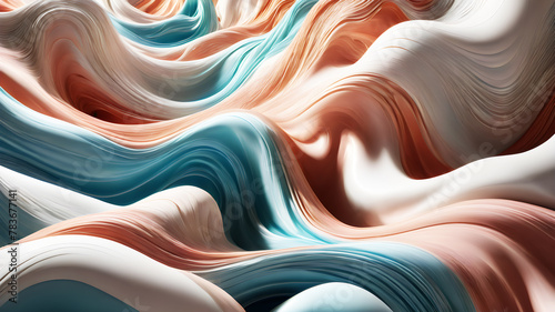 Experiment with organic, flowing curves to compose an abstract background reminiscent of natural forms like waves or clouds photo
