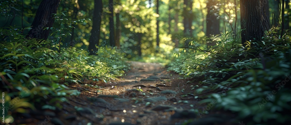 Obraz premium morning in the forest