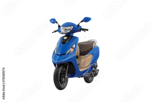 Navy blue future scooter, electric scooter or scooty