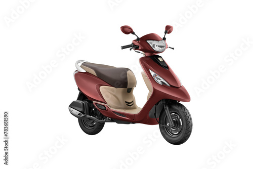 Brown future scooter, electric scooter or scooty