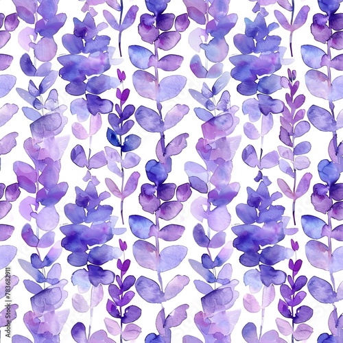 Tiny watercolor lavender, seamless, soothing light purpless. Seamless Pattern, Fabric Pattern, Tumbler Wrap, Mug Wrap.
