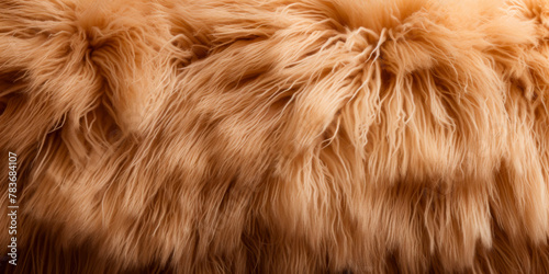 Luxurious Warm Brown Fur Texture for Comfort and Style