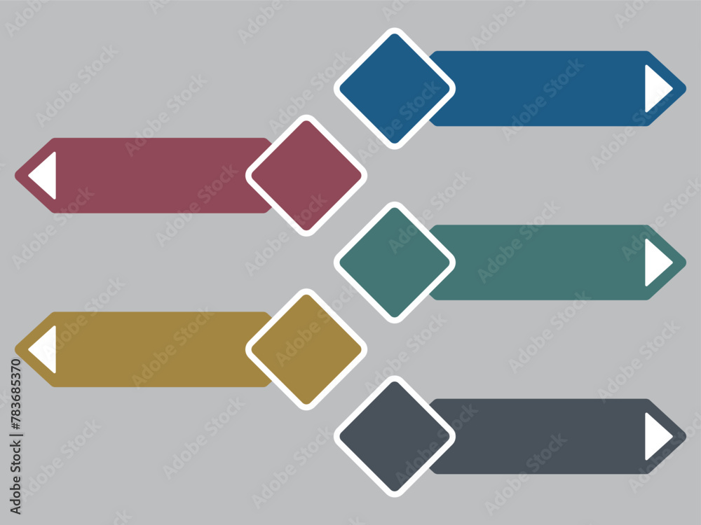 Infographic vector elements for business illustration in modern style. Infographic vector elements for business illustration in modern style.