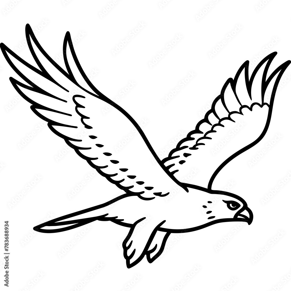 Fototapeta premium For T-shirt Design Vector illustration of an eagle- Vector - Vector art - Vector illustration - Vector design - Latest Vector - Ultimate Vector - Premium Vector - Vector pro