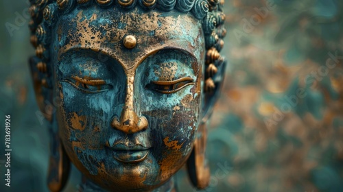 Close up of a statue of buddha