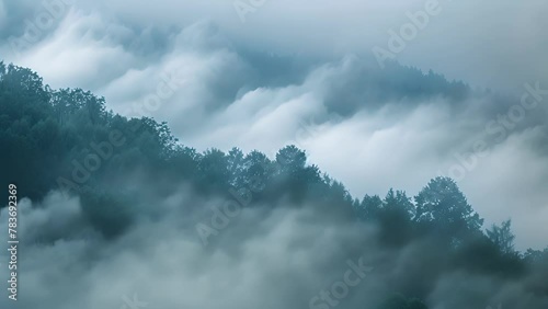 Ethereal wisps of fog drift across the scene lending an air of mystery to the already dreamlike setting. . . photo