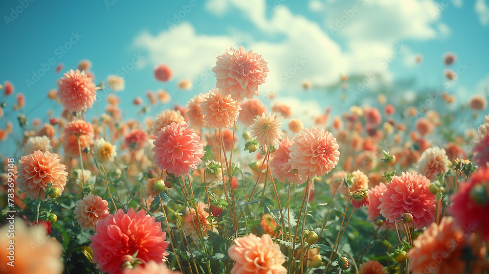 A colorful bouquet of daisies and gerberas, showcasing the beauty of nature in full bloom during summer A colorful bouquet of daisies and gerberas, showcasing the beauty of nature in full bloom during summer