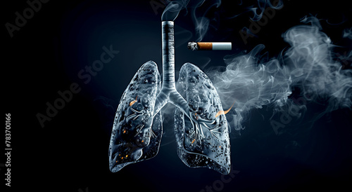 Lungs Suffer From Cigarette Smoke Causing Dangerous Diseases