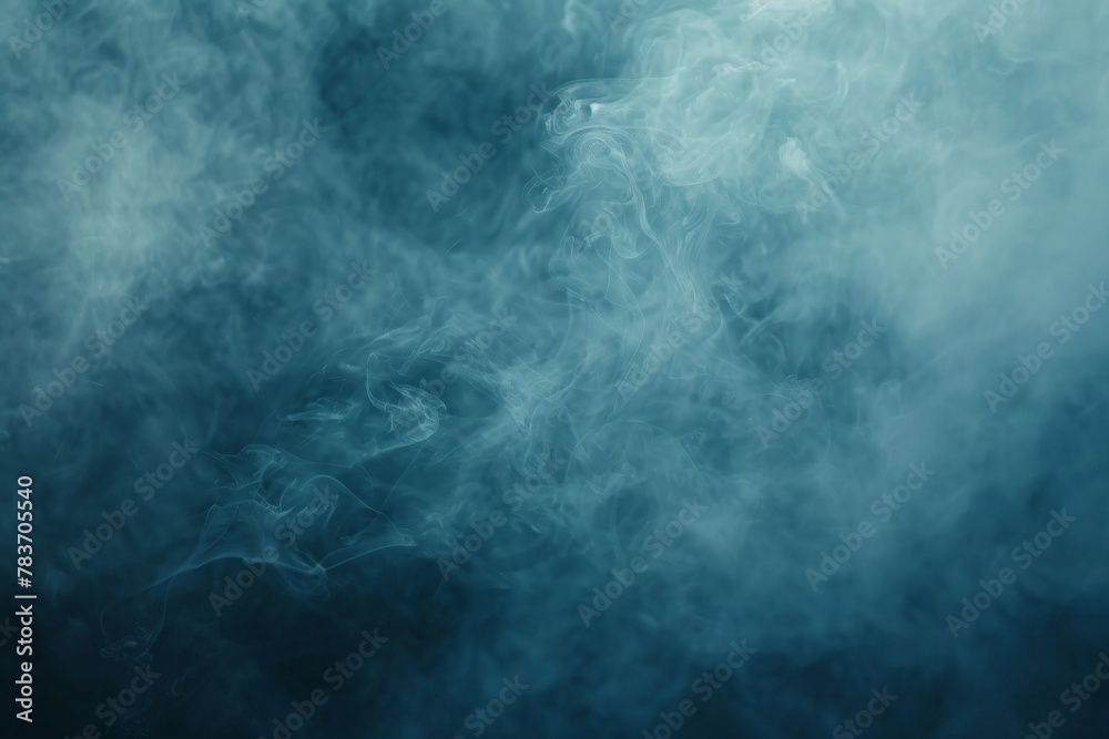 Abstract foggy texture, cool blue hues, minimalist and modern