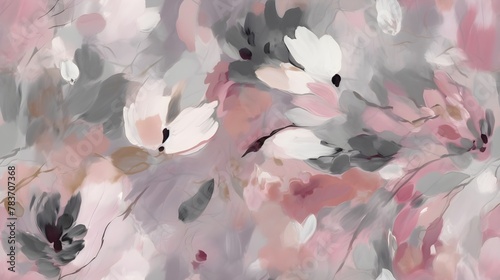 soft light abstract floral background wallpaper pattern