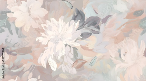 soft light calm peaceful pink abstract floral background wallpaper pattern