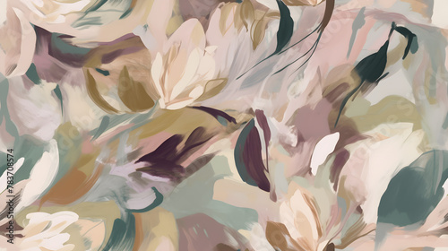 soft light abstract floral background wallpaper pattern