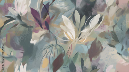 soft light abstract floral background wallpaper pattern