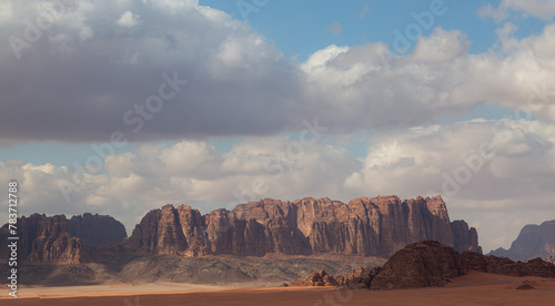 Mars on earth, the vast desert of Wadi Rum 