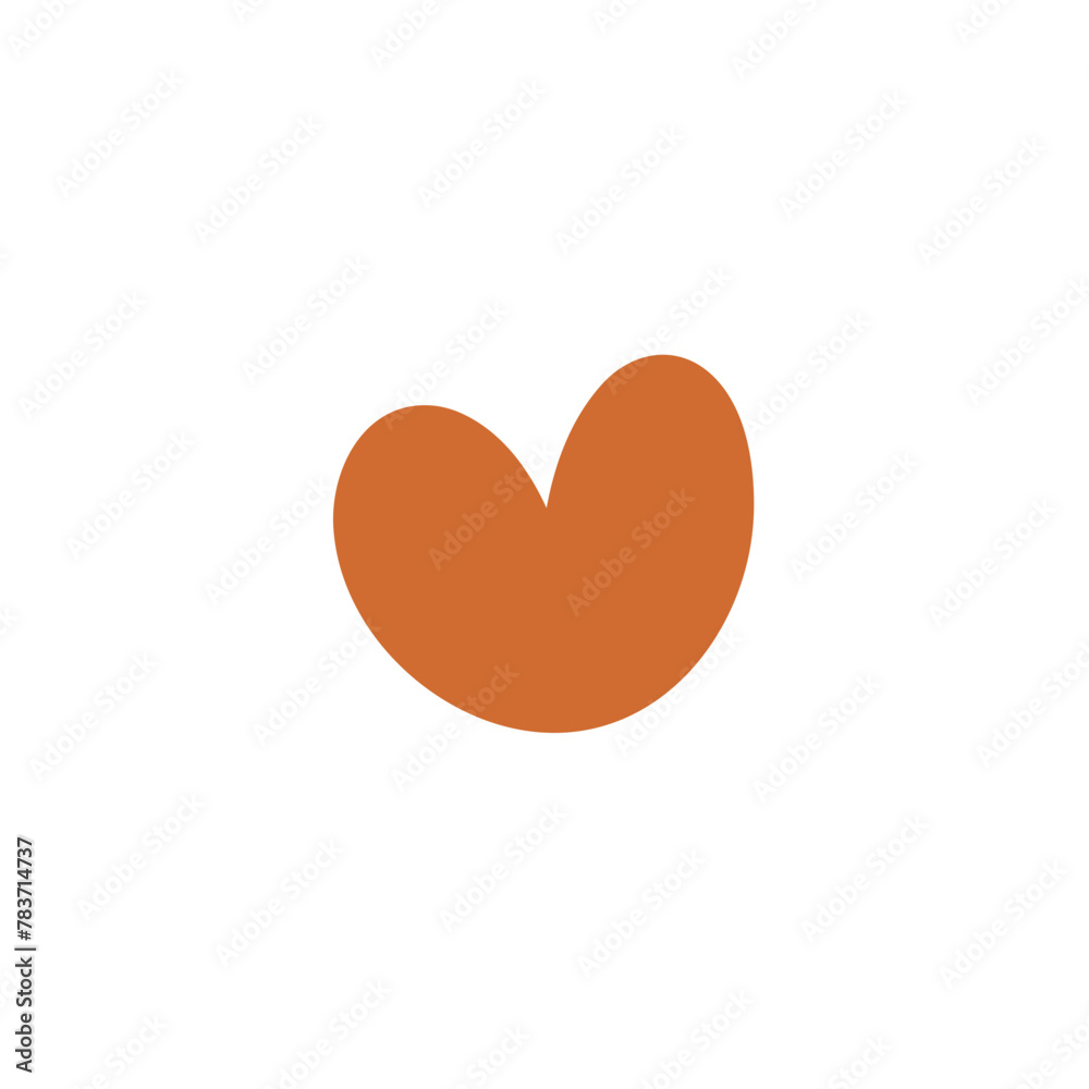 Abstract shape in boho style