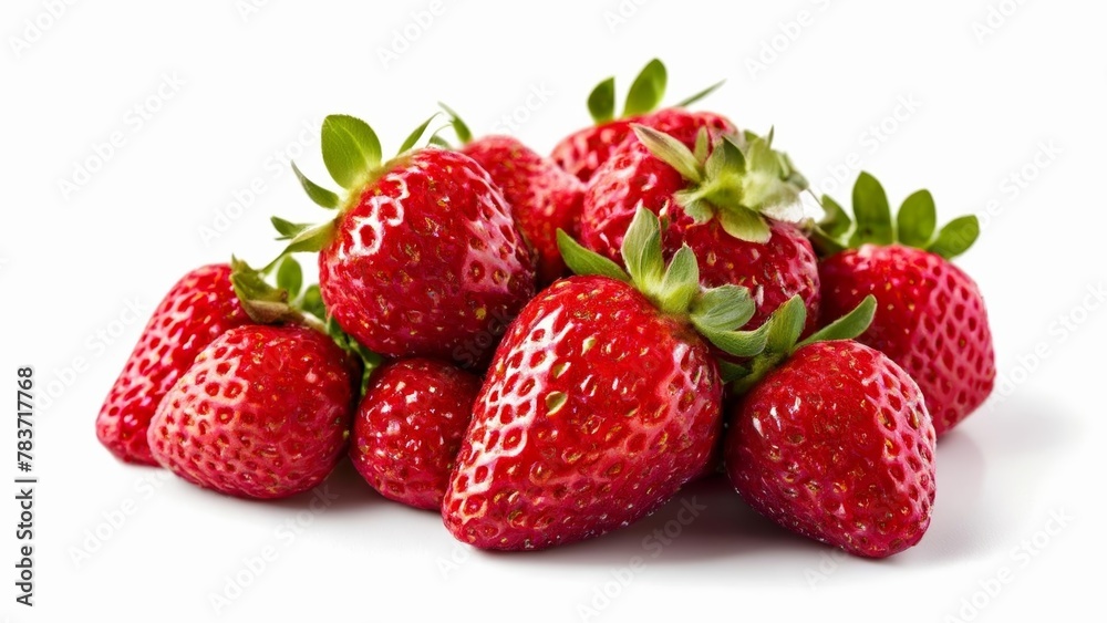 Fresh and ripe strawberries ready to be enjoyed Fresh and ripe strawberries ready to be enjoyed