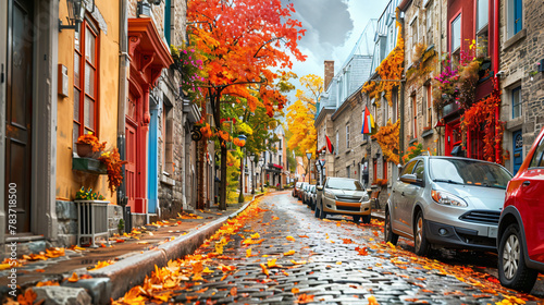 A  charming cityscape during autumn © Alizeh
