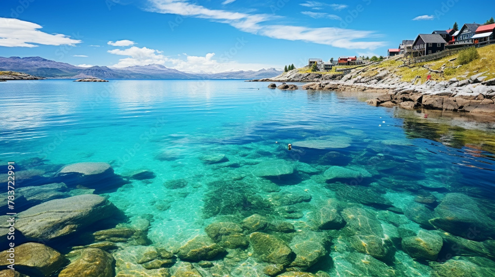 Fototapeta premium tropical paradise island high definition(hd) photographic creative image