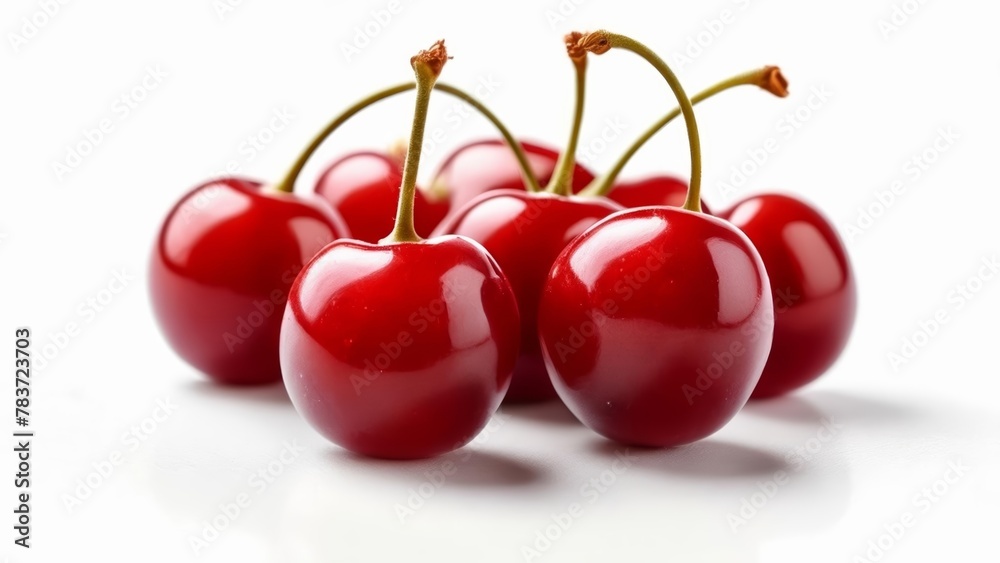 Bright and fresh red cherries perfect for a healthy snack or recipe Bright and fresh red cherries perfect for a healthy snack or recipe