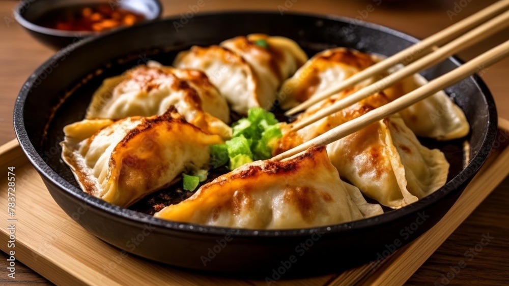 Delicious dumplings ready to be savored Delicious dumplings ready to be savored