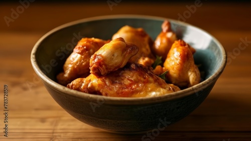  Deliciously grilled chicken wings ready to be savored