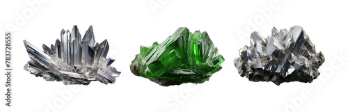 Gemstone isolated on a white background. 3d render.