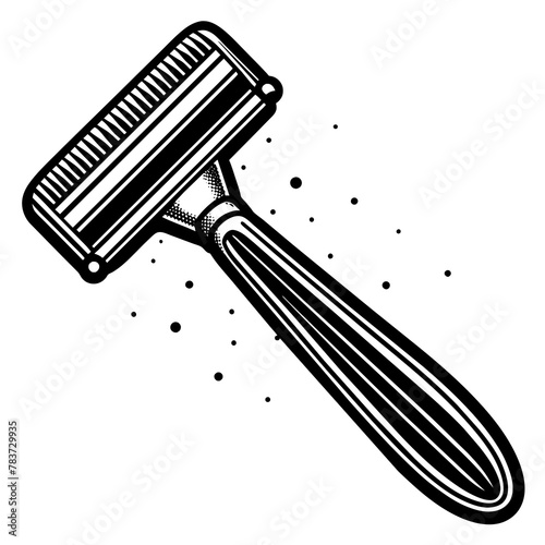 electric shaver isolated on white