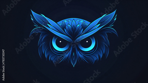A mysterious owl logo