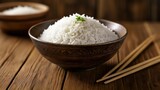  A bowl of white rice ready to be savored