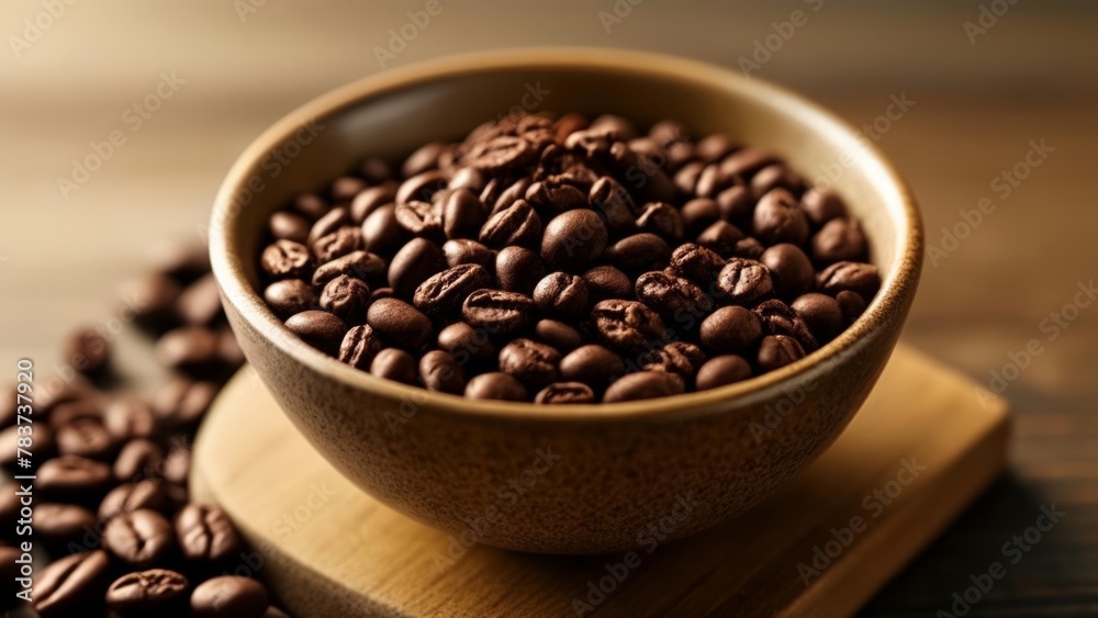 Fototapeta premium Aromatic coffee beans ready to brew