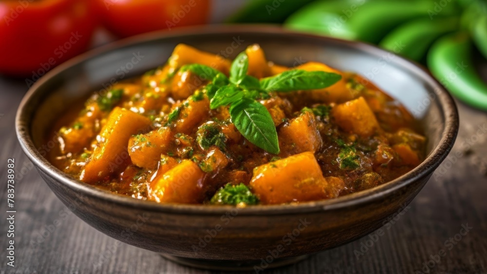  Delicious Vegetable Curry in a Bowl