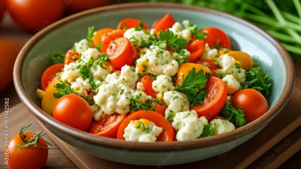 Fresh and vibrant summer salad Fresh and vibrant summer salad