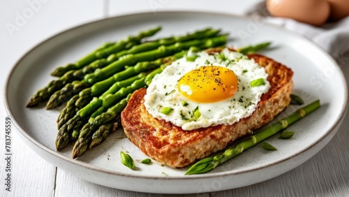  Deliciously balanced meal with fish asparagus and egg