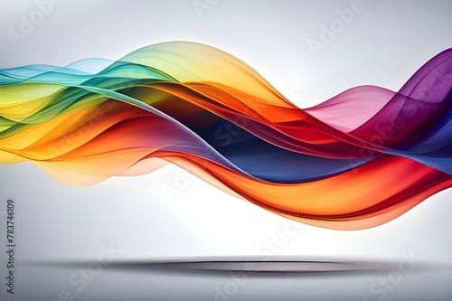 colorful flow wave abstract background, backgrounds 