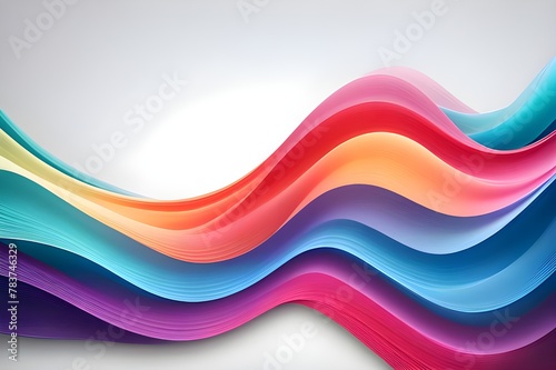 colorful waves abstract background design  backgrounds 