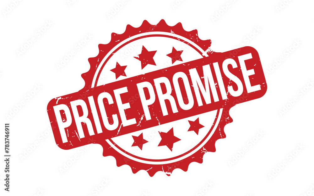 Red Price Promise Rubber Stamp Seal Vector Red Price Promise Rubber Stamp Seal Vector