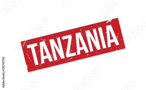 Tanzania Rubber Stamp Seal Vector